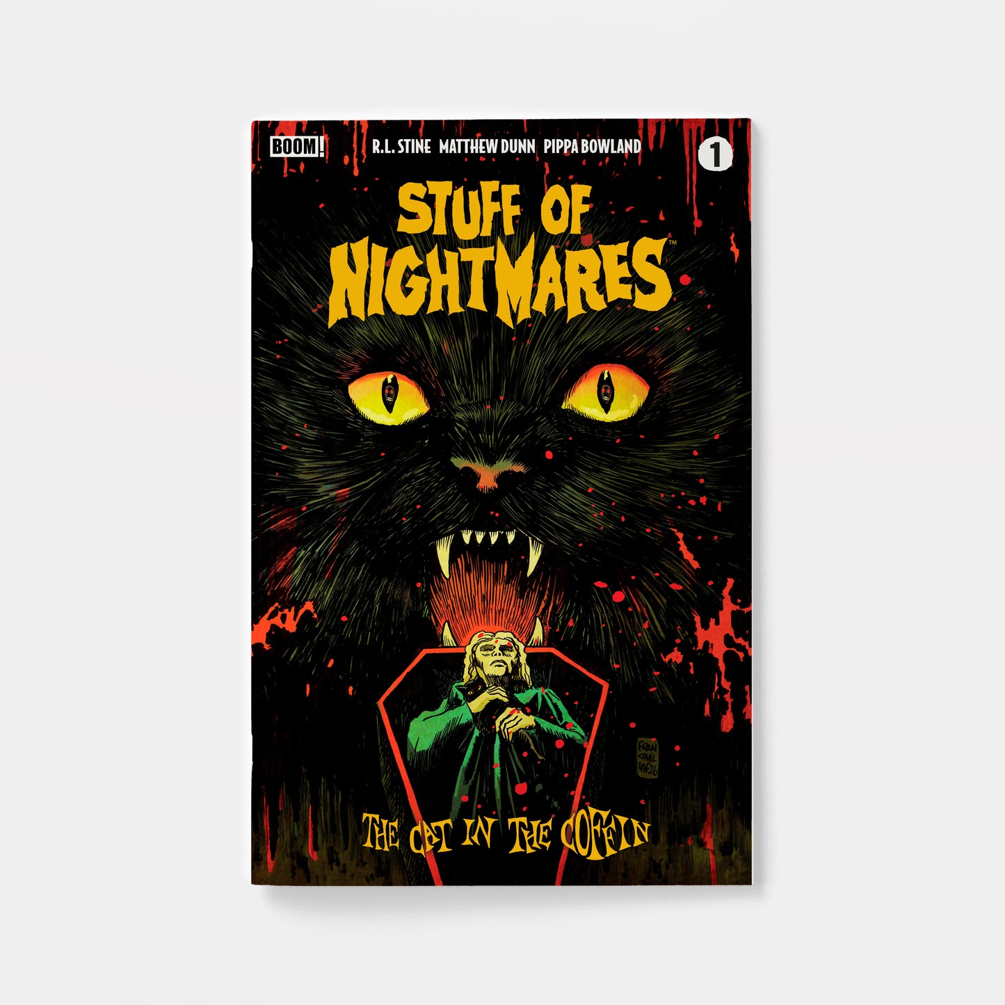 Stuff of Nightmares: The Cat in the Coffin #1 A Main (Dressed, Francavilla)