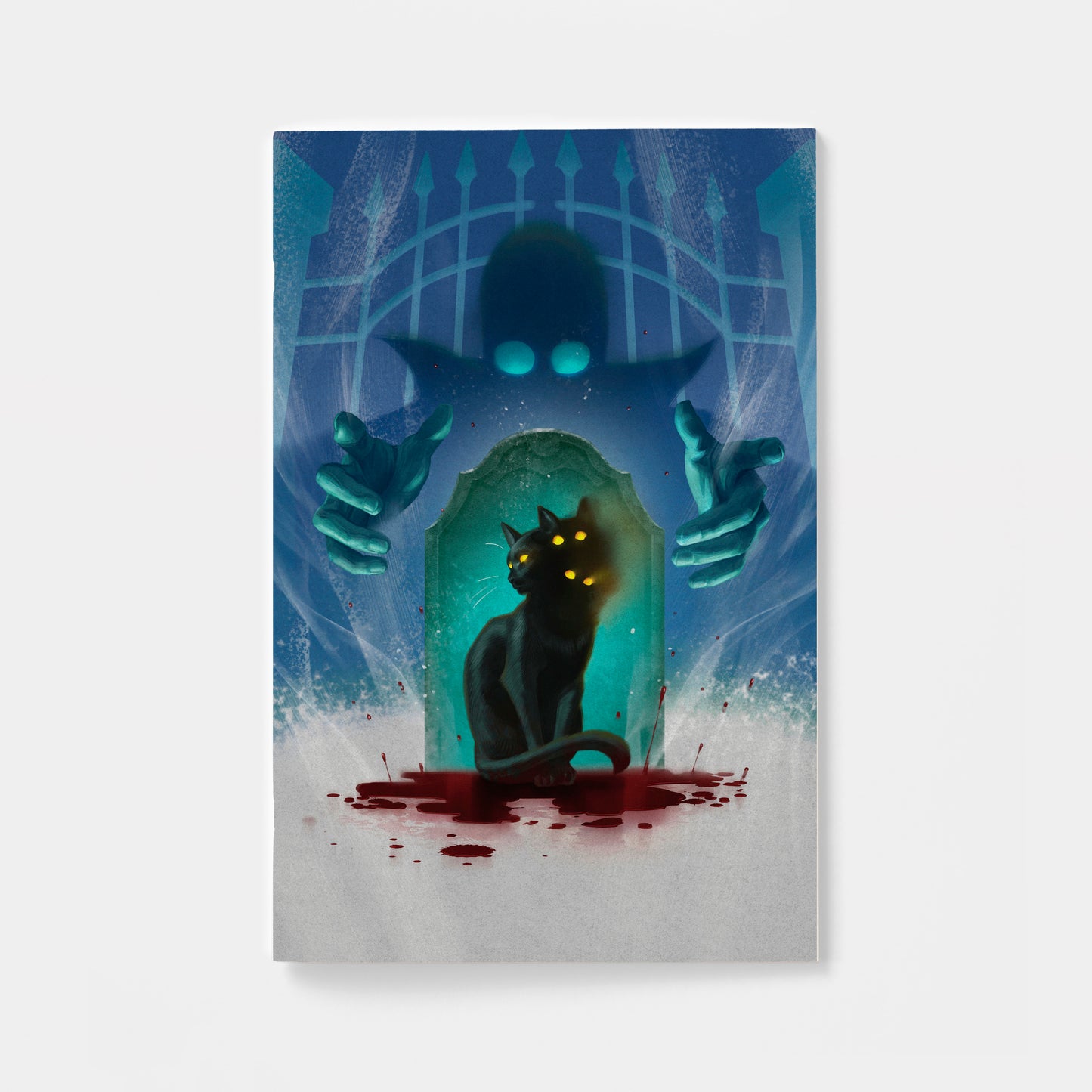 Stuff of Nightmares: The Cat in the Coffin #1 E Glow in the Dark Variant (Full Art, Glow in the Dark, Murakami)