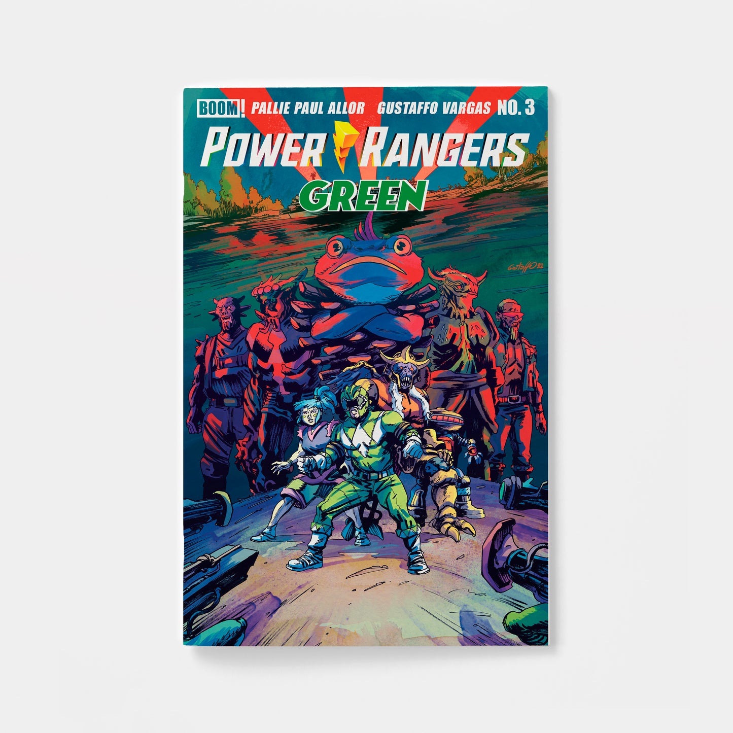 Power Rangers Green #3 B Variant (Dressed, Vargas) | presale | 2026-10-21