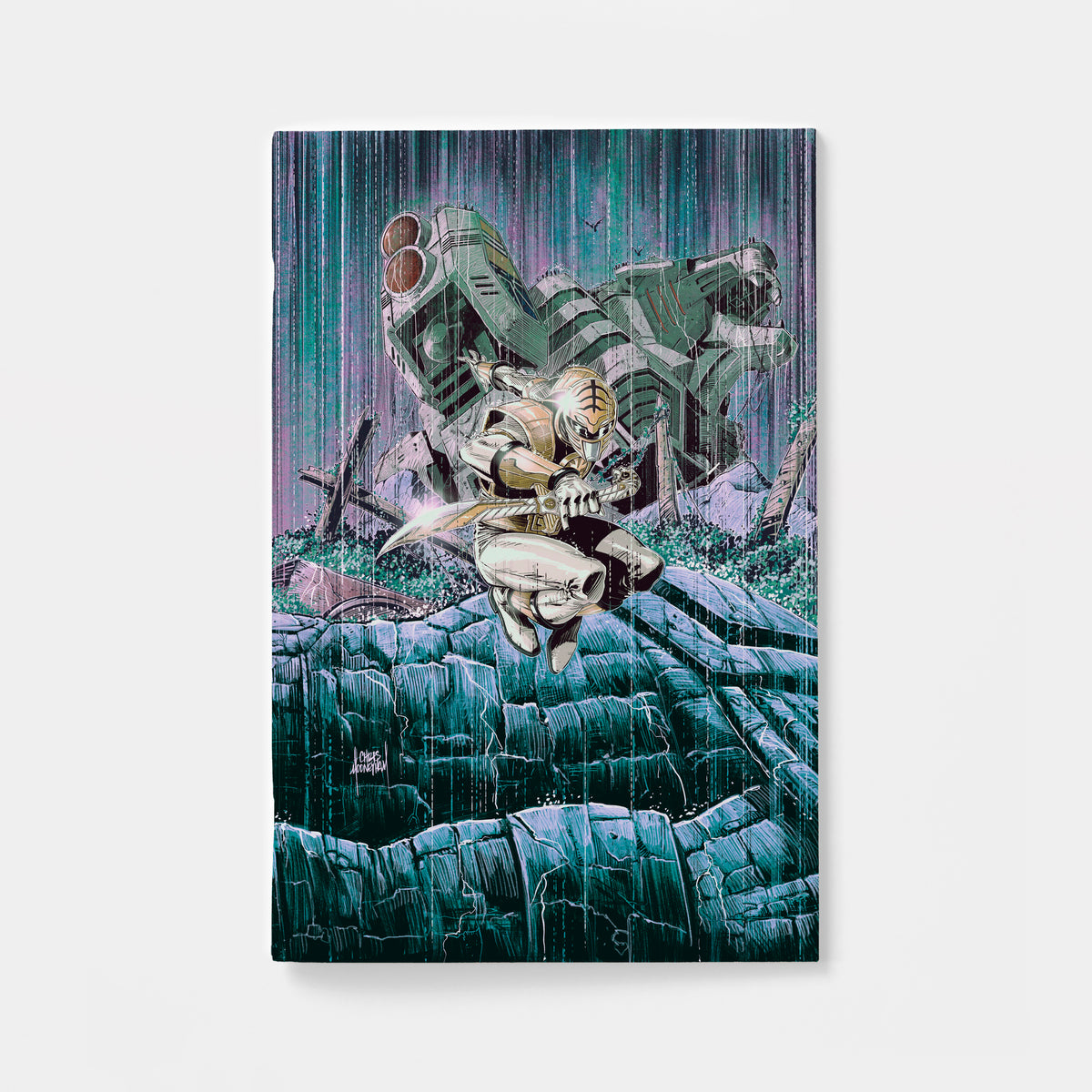 Power Rangers Green #4 C Tommy Oliver Card Stock Connecting Variant (Full Art, Mooneyham) | presale | 2026-11-18