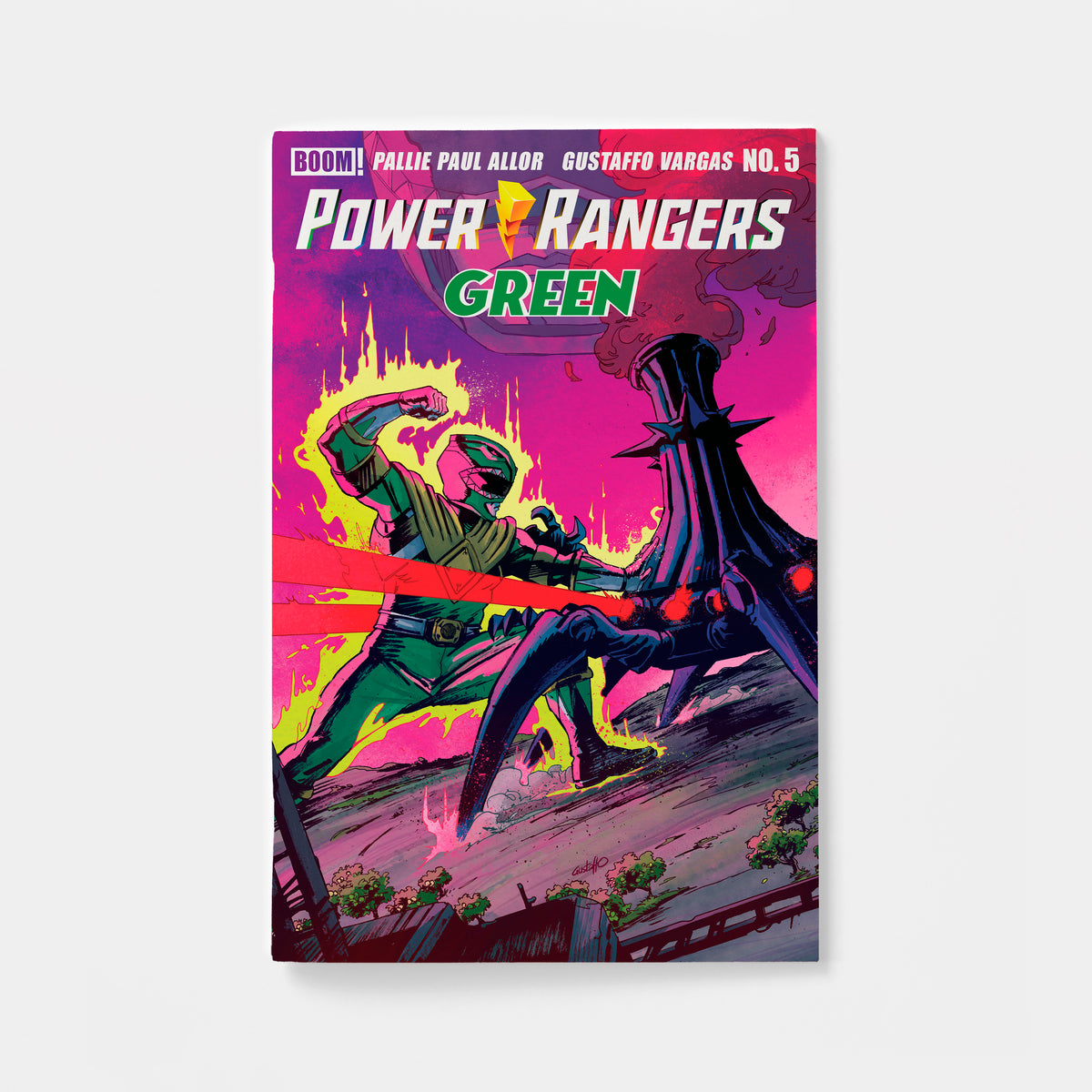 Power Rangers Green #5 B Variant (Dressed, Vargas) | presale | 2026-12-23