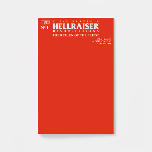 Hellraiser: Resurrections - The Return of the Priest #1 C Red Blank Sketch Variant | presale | 2026-09-30