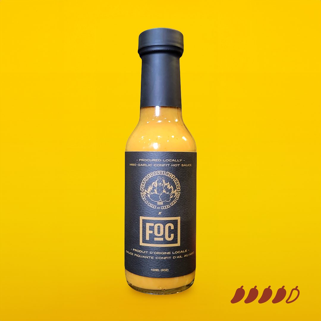 foc - miso garlic confit