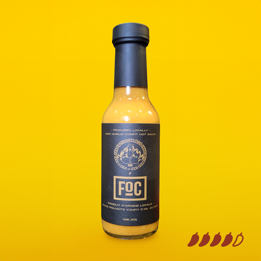 foc - miso garlic confit