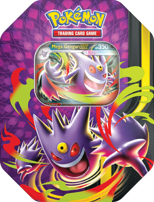 pokemon - mega moonlit tin - mega gengar ex