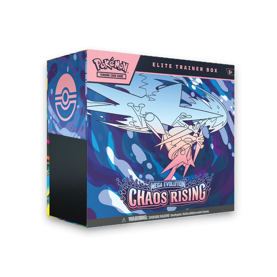pokemon - mega evolution - chaos rising - elite trainer box